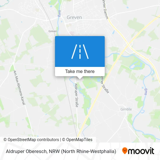 Aldruper Oberesch map