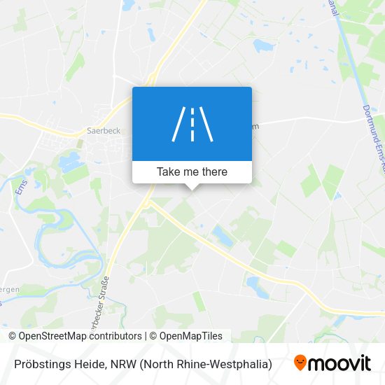Pröbstings Heide map