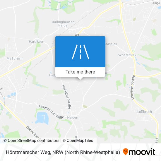 Hörstmarscher Weg map