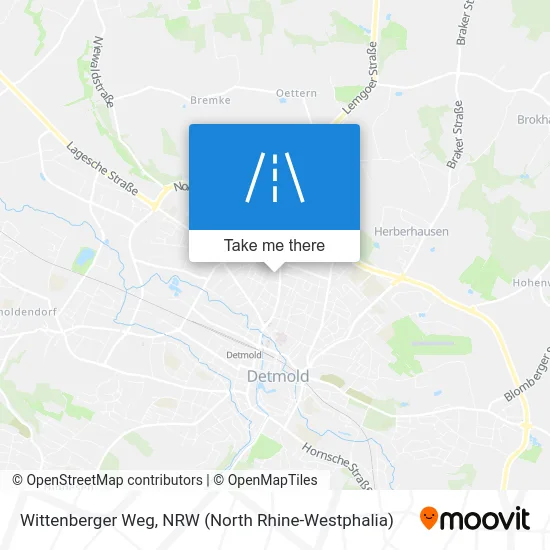 Wittenberger Weg map