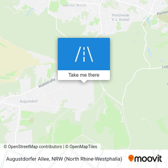 Augustdorfer Allee map