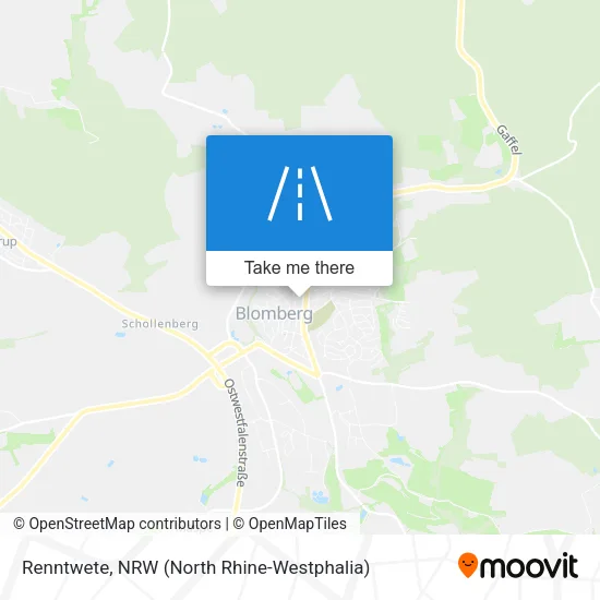 Карта Renntwete