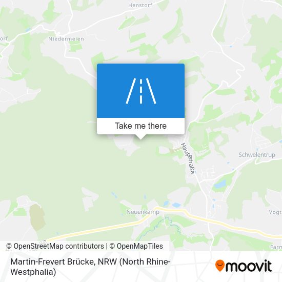 Martin-Frevert Brücke map
