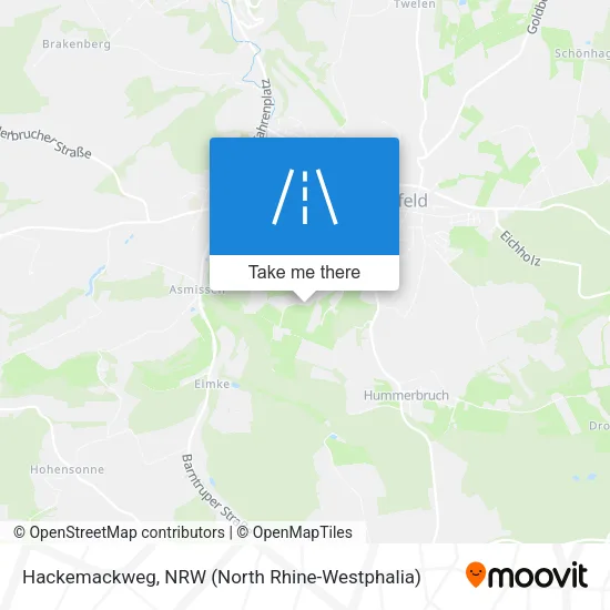 Карта Hackemackweg