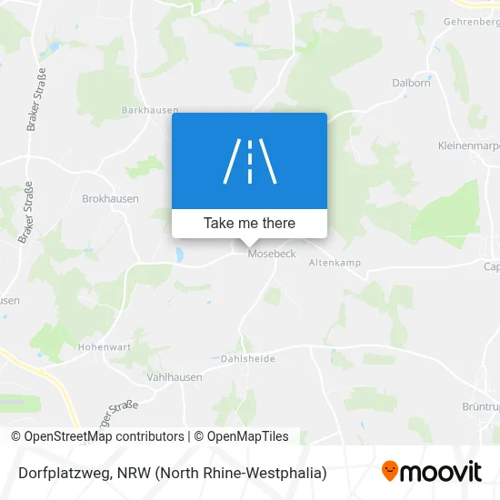 Dorfplatzweg map