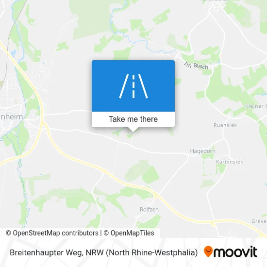 Breitenhaupter Weg map