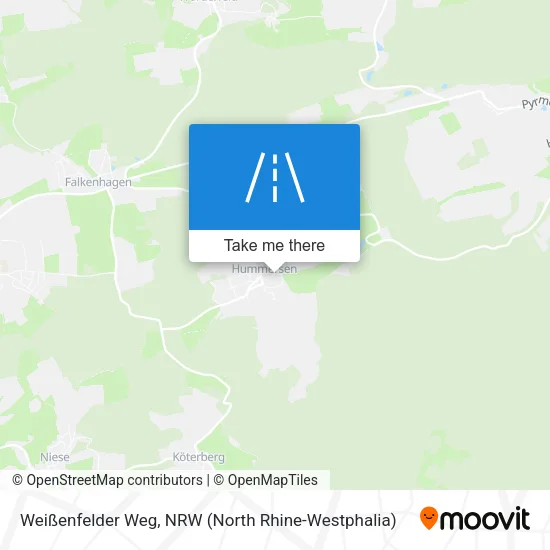 Карта Weißenfelder Weg