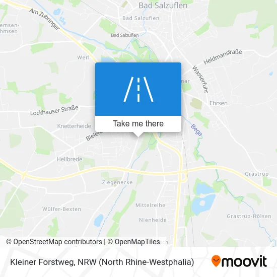 Kleiner Forstweg map