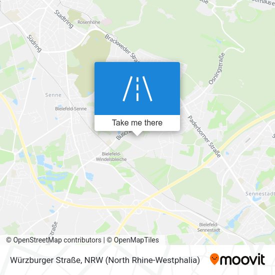 Würzburger Straße map