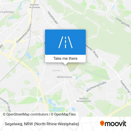 Карта Segelweg