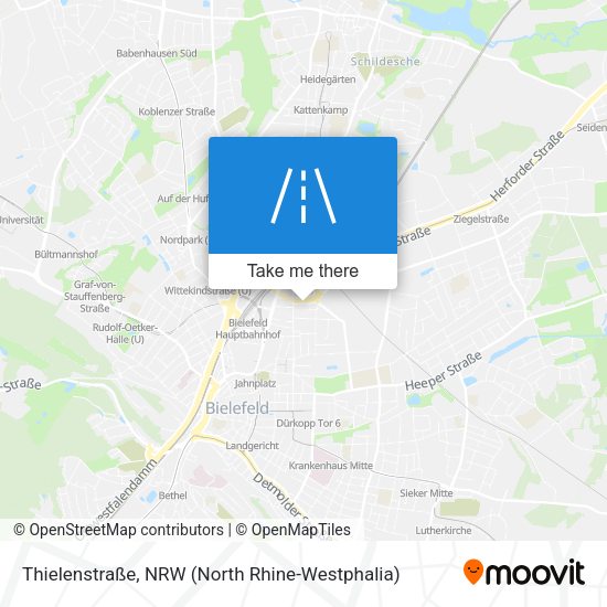 Thielenstraße map