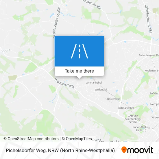 Pichelsdorfer Weg map