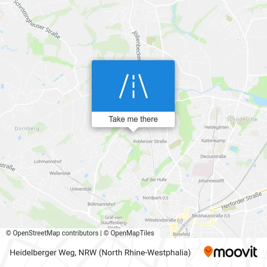 Карта Heidelberger Weg