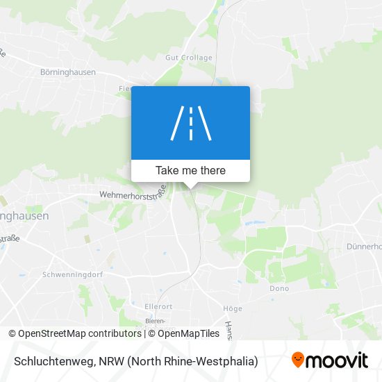 Schluchtenweg map