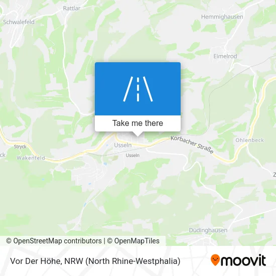 Карта Vor Der Höhe
