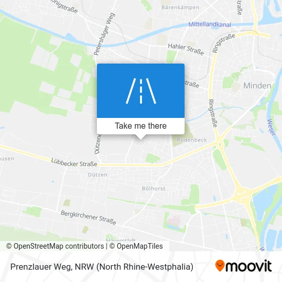 Карта Prenzlauer Weg