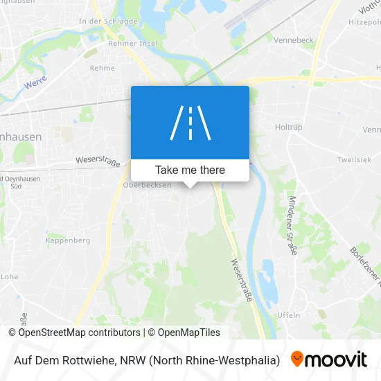 Карта Auf Dem Rottwiehe