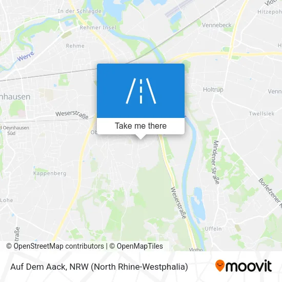 Карта Auf Dem Aack