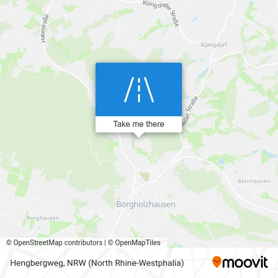 Hengbergweg map