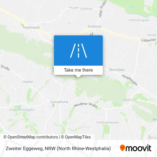 Zweiter Eggeweg map