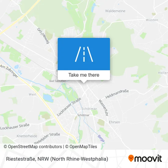 Riestestraße map