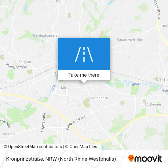 Карта Kronprinzstraße
