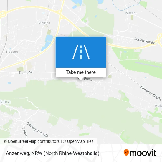 Anzenweg map
