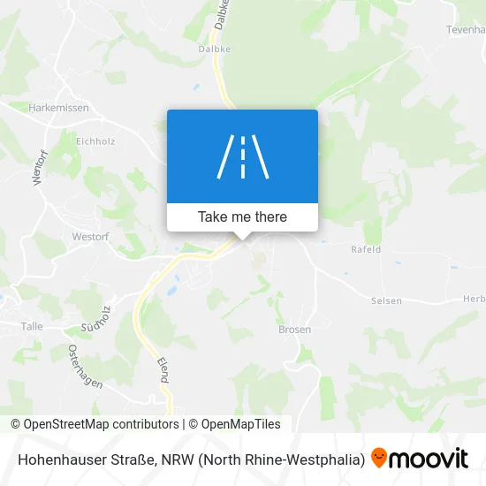 Карта Hohenhauser Straße