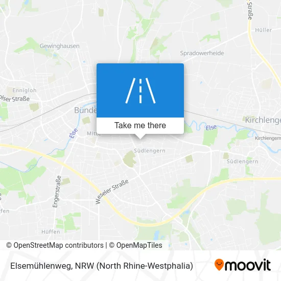 Elsemühlenweg map