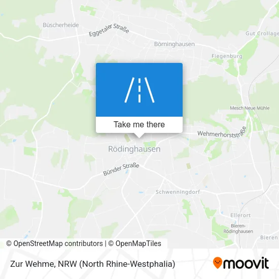 Карта Zur Wehme