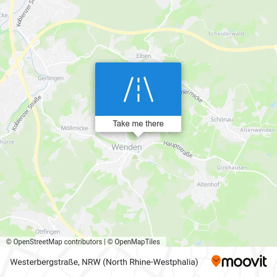 Westerbergstraße map