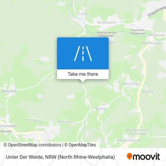 Карта Unter Der Weide