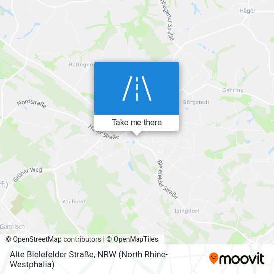 Alte Bielefelder Straße map