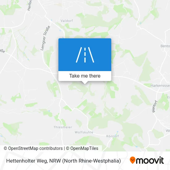 Карта Hettenholter Weg