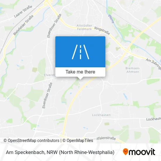 Am Speckenbach map