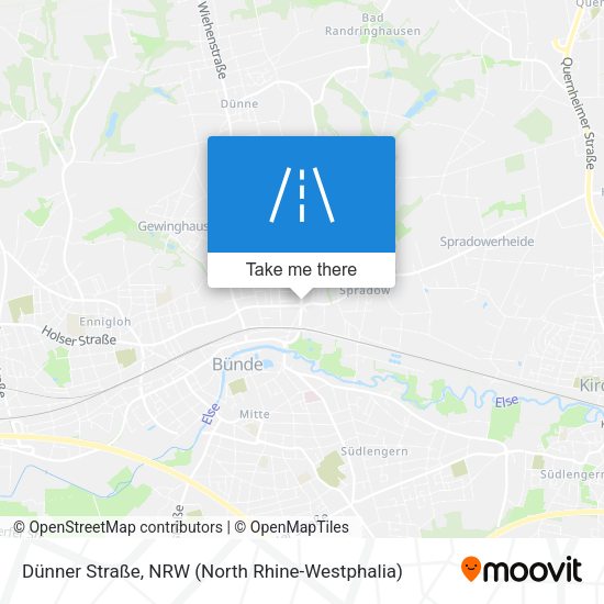 Dünner Straße map