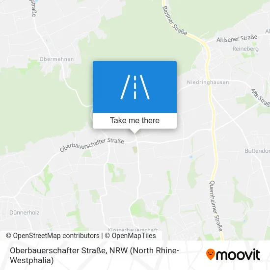 Карта Oberbauerschafter Straße