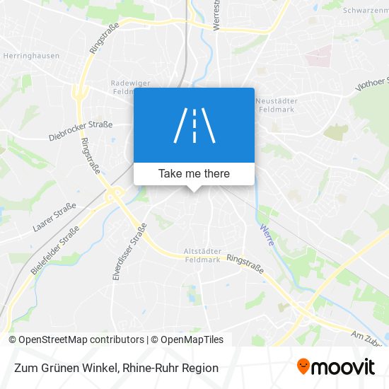 Zum Grünen Winkel map