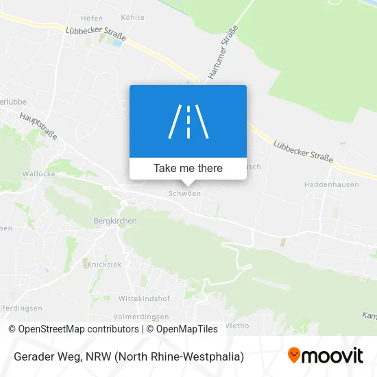 Карта Gerader Weg