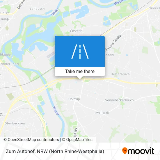 Карта Zum Autohof
