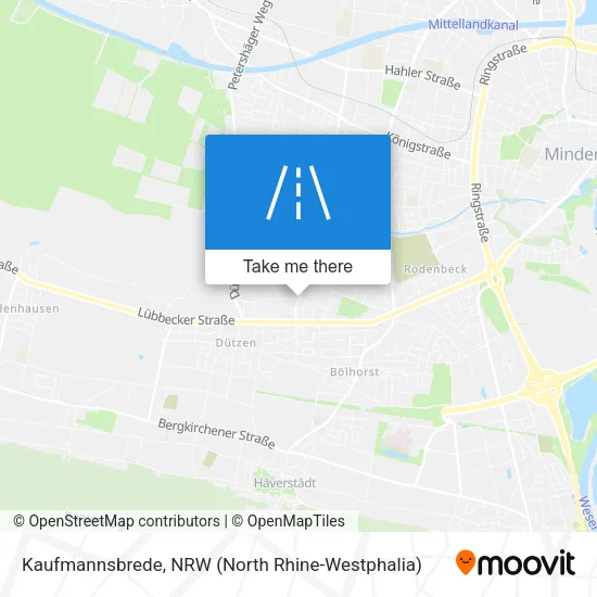 Карта Kaufmannsbrede