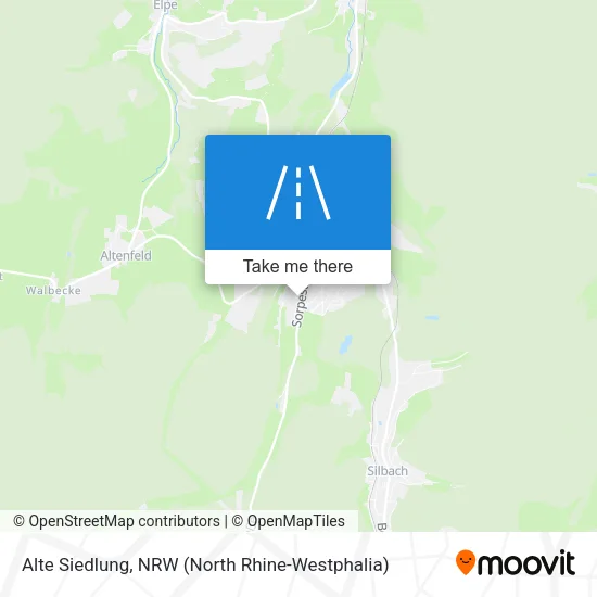 Карта Alte Siedlung