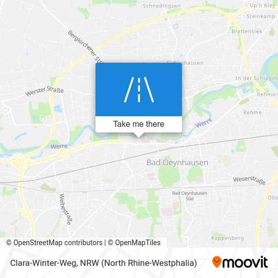 Clara-Winter-Weg map