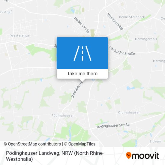 Pödinghauser Landweg map