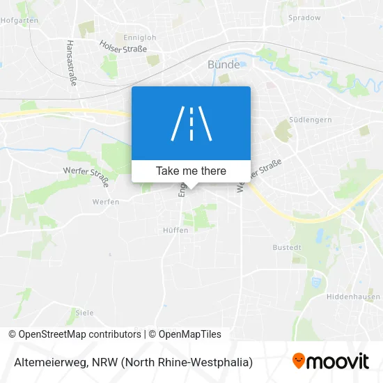 Карта Altemeierweg