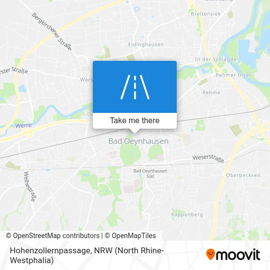 Hohenzollernpassage map