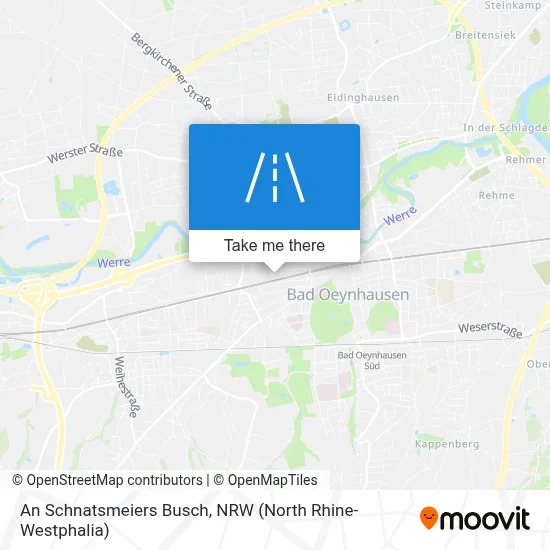 An Schnatsmeiers Busch map