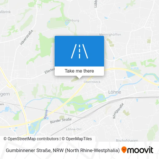 Карта Gumbinnener Straße