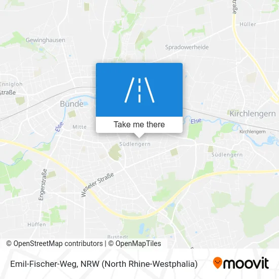 Emil-Fischer-Weg map