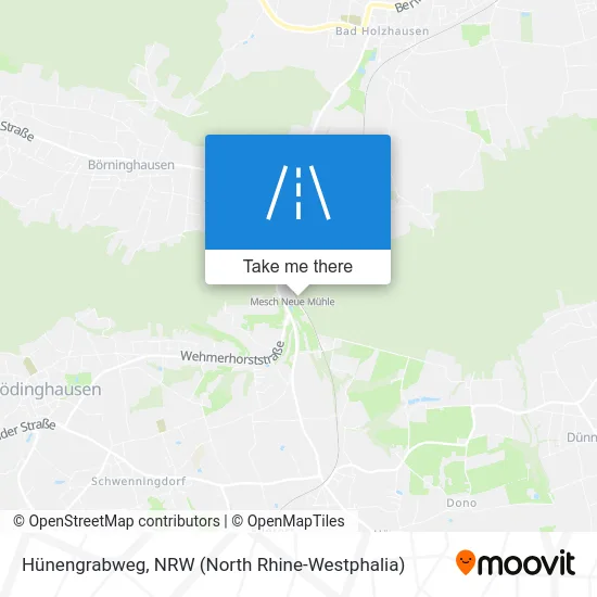 Карта Hünengrabweg